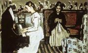 Paul Cezanne Jeune fill au piano USA oil painting artist